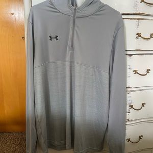 Mens Quarter Zip Under Armour Heat Gear Hoodie XL